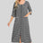 Round Neck Three-Quarter Sleeve Midi Night Dress king-general-store-5710.myshopify.com