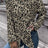 Double Take Leopard Roll-Tap Sleeve Shirt king-general-store-5710.myshopify.com