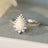 Platinum-Plated Opal Pear Shape Ring king-general-store-5710.myshopify.com