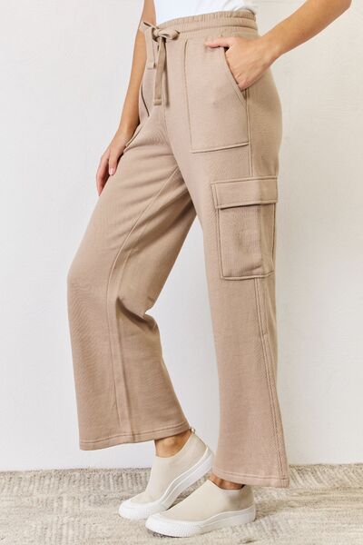 RISEN High Waist Cargo Wide Leg Pants king-general-store-5710.myshopify.com