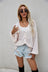 Openwork V-Neck Dropped Shoulder Cardigan king-general-store-5710.myshopify.com