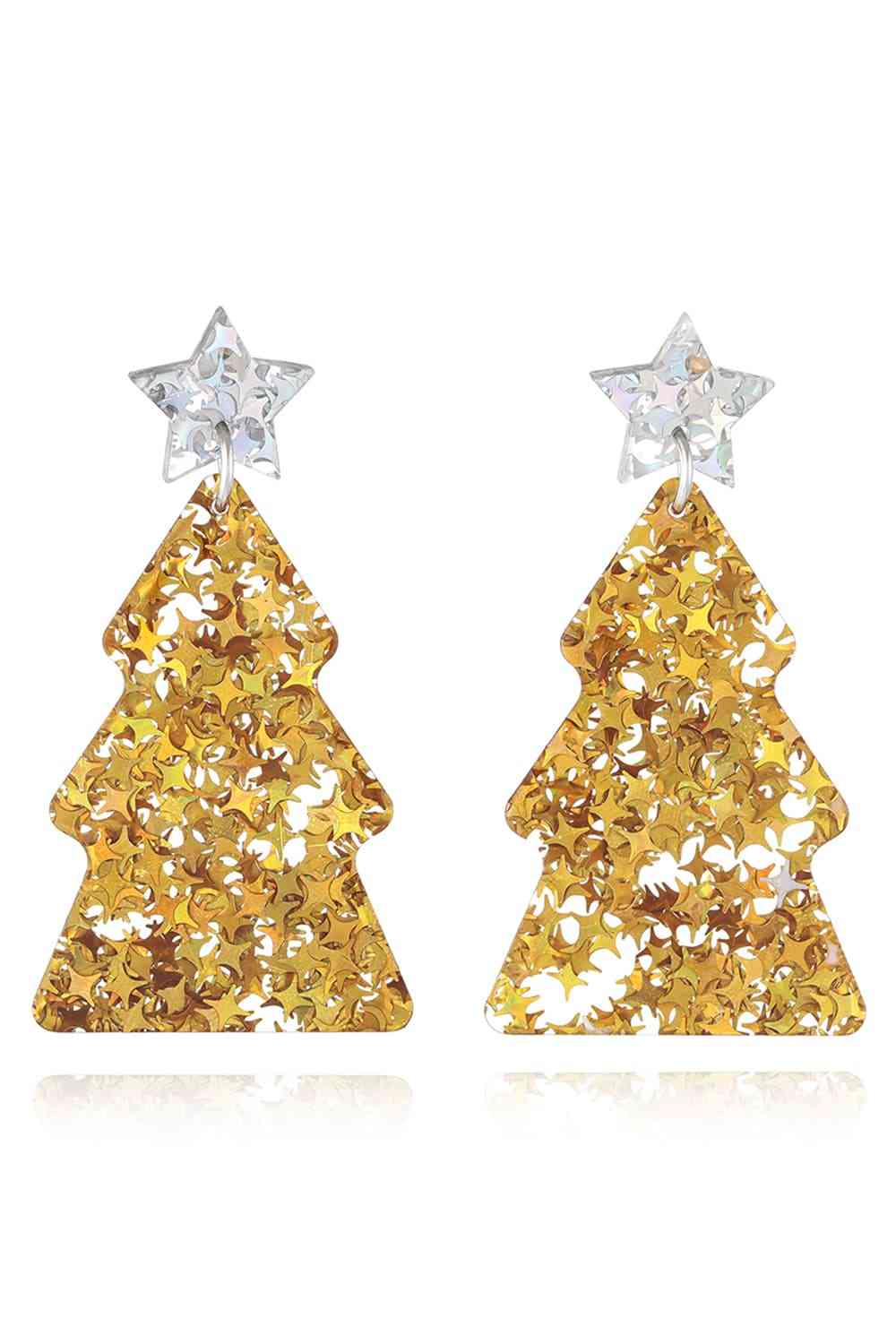 Christmas Tree Acrylic Earrings king-general-store-5710.myshopify.com