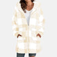 Double Take Full Size Plaid Long Sleeve Hooded Coat king-general-store-5710.myshopify.com