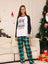 Full Size Graphic Top and Plaid Pants Set king-general-store-5710.myshopify.com