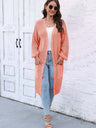 Open Front Longline Cardigan with Pockets king-general-store-5710.myshopify.com