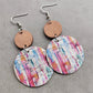 Round Shape Wooden Dangle Earrings king-general-store-5710.myshopify.com