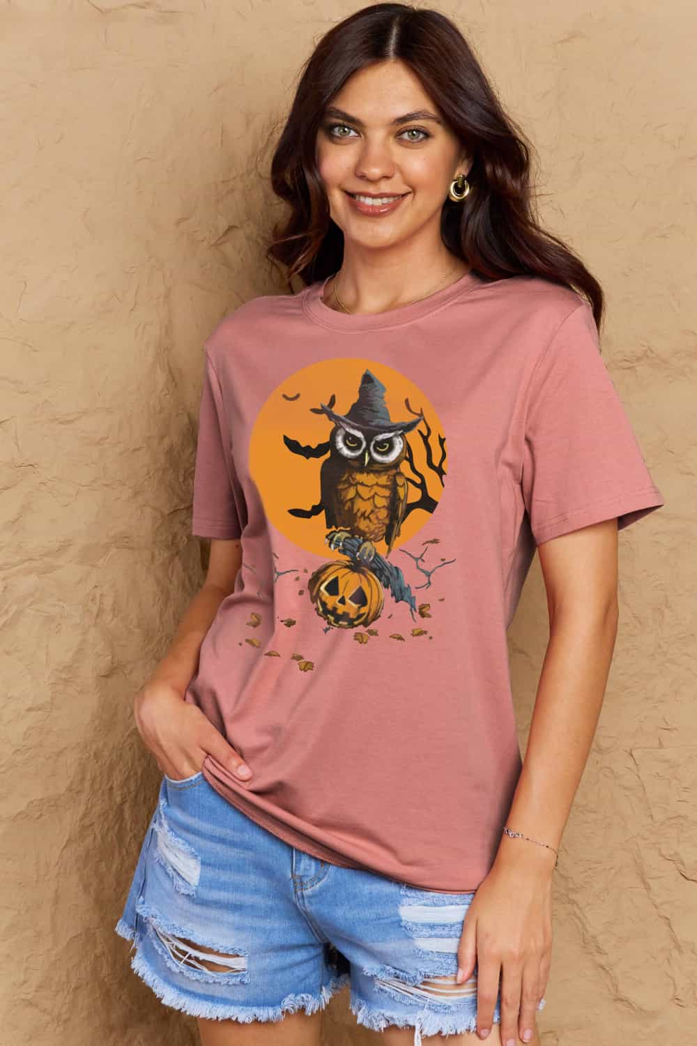 Simply Love Full Size Holloween Theme Graphic Cotton T-Shirt king-general-store-5710.myshopify.com