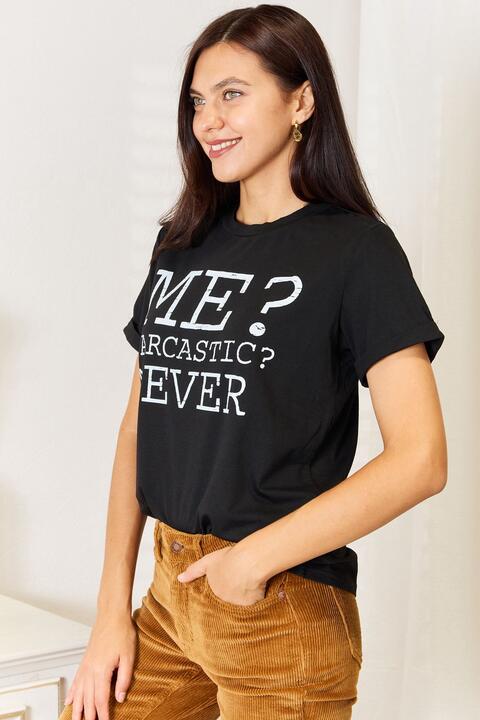 Simply Love Letter Graphic Round Neck T-Shirt king-general-store-5710.myshopify.com