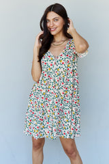 Ninexis Follow Me Full Size V-Neck Ruffle Sleeve Floral Dress king-general-store-5710.myshopify.com