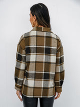 Plaid Button-Down Jacket king-general-store-5710.myshopify.com