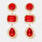 Geometrical Shape Zinc Alloy Frame Glass Dangle Earrings king-general-store-5710.myshopify.com
