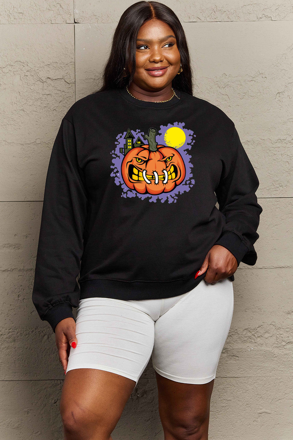 Simply Love Full Size Graphic Round Neck Sweatshirt king-general-store-5710.myshopify.com