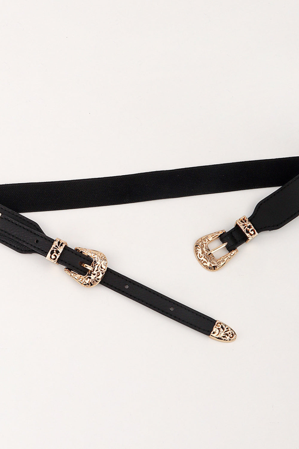 Double Buckle Elastic Belt king-general-store-5710.myshopify.com