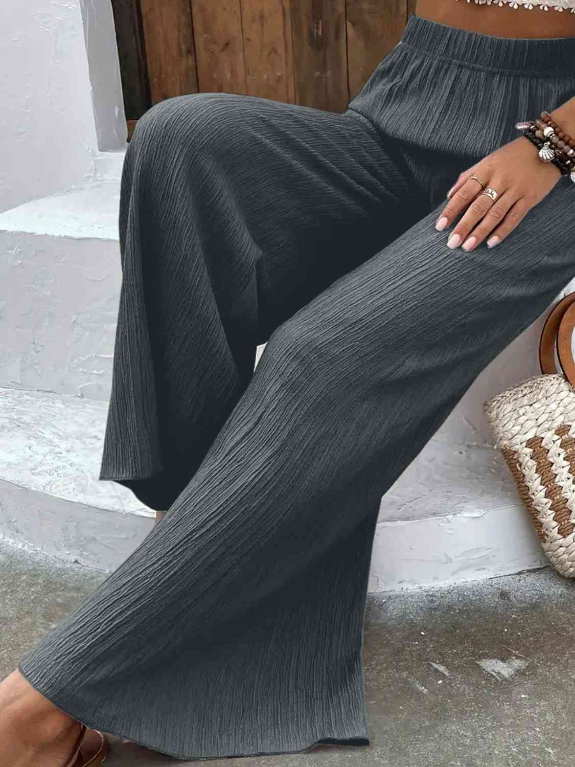 Full Size High Waist Wide Leg Pants king-general-store-5710.myshopify.com