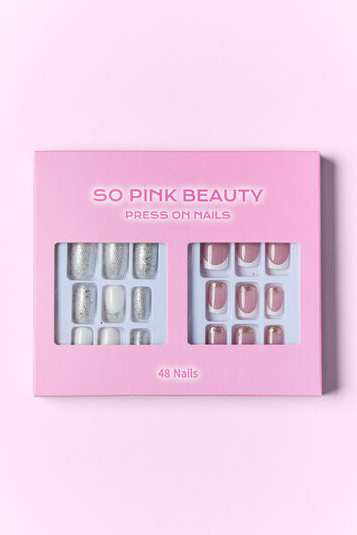 SO PINK BEAUTY Press On Nails 2 Packs king-general-store-5710.myshopify.com