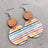 Round Shape Wooden Dangle Earrings king-general-store-5710.myshopify.com