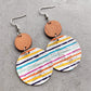 Round Shape Wooden Dangle Earrings king-general-store-5710.myshopify.com