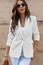 One-Button Flap Pocket Blazer king-general-store-5710.myshopify.com