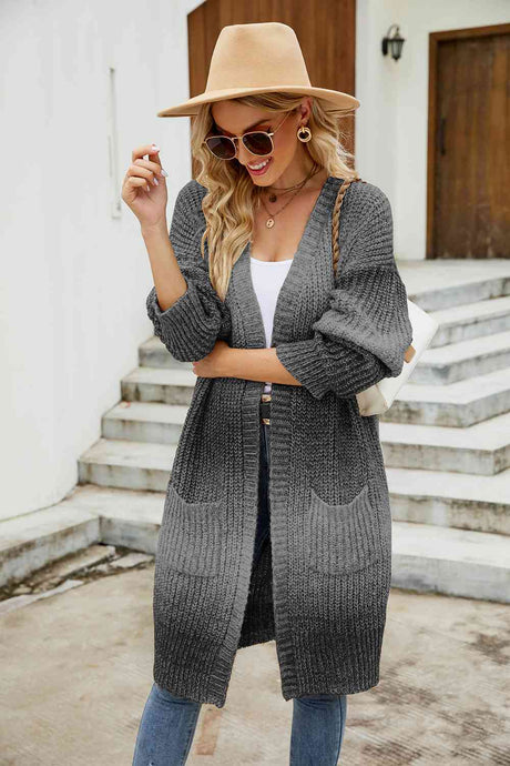 Gradient Open Front Cardigan king-general-store-5710.myshopify.com