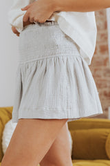 Smocked Waist Culotte Shorts king-general-store-5710.myshopify.com