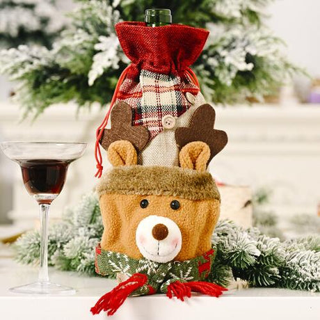 Christmas Wine Bottle Cover king-general-store-5710.myshopify.com