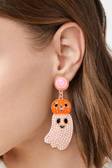 Halloween Ghost Shape Dangle Earrings king-general-store-5710.myshopify.com