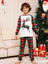 Reindeer Graphic Top and Plaid Pants Set king-general-store-5710.myshopify.com