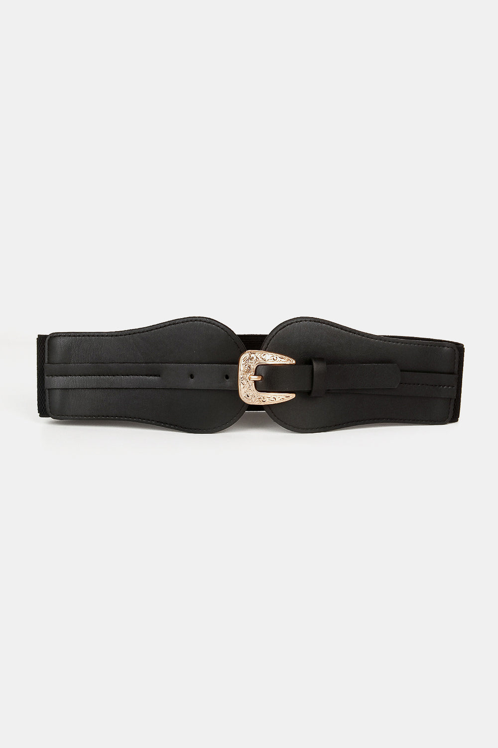 Wide Elastic Belt with Alloy Buckle king-general-store-5710.myshopify.com