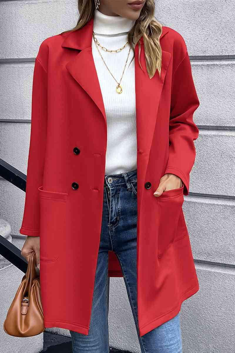 Lapel Collar Long Sleeve Blazer king-general-store-5710.myshopify.com