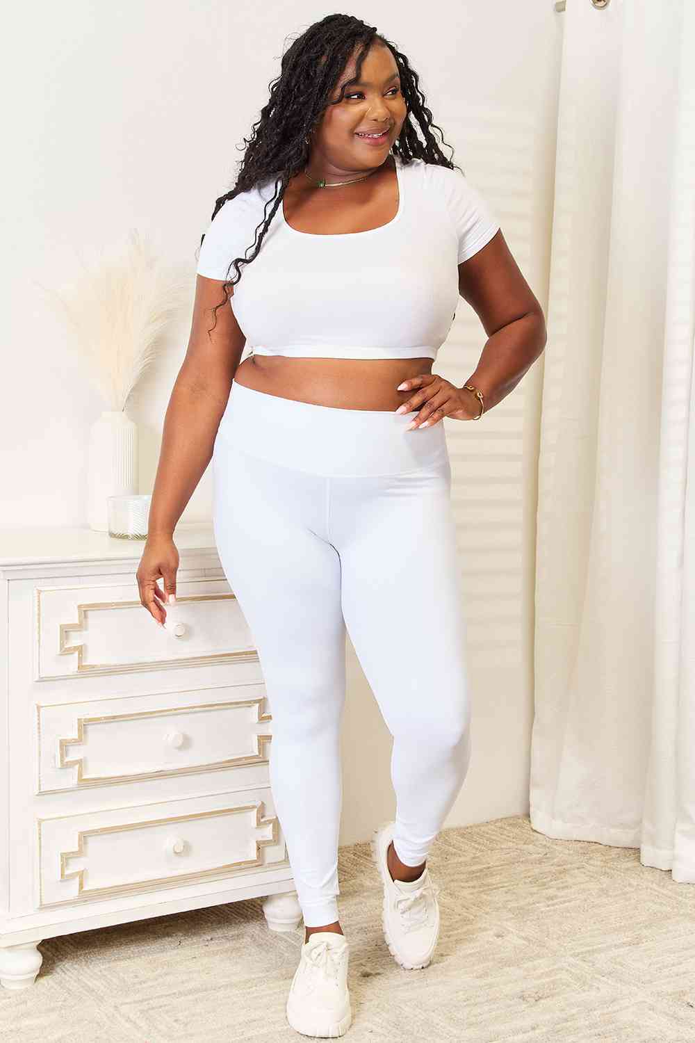 Double Take Wide Waistband Sports Leggings king-general-store-5710.myshopify.com