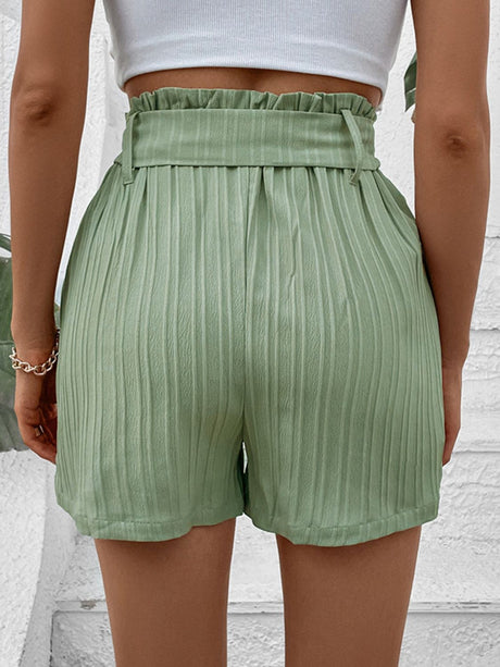 Belted Shorts with Pockets king-general-store-5710.myshopify.com