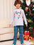 Rudolph Graphic Long Sleeve Top and Plaid Pants Set king-general-store-5710.myshopify.com