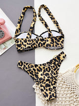 Leopard Ring Detail Bikini Set king-general-store-5710.myshopify.com