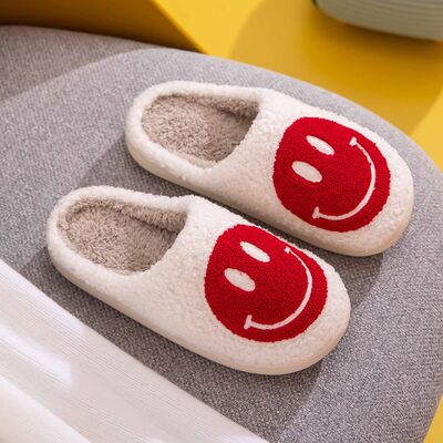 Melody Smiley Face Cozy Slippers king-general-store-5710.myshopify.com