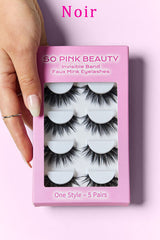 SO PINK BEAUTY Faux Mink Eyelashes 5 Pairs king-general-store-5710.myshopify.com