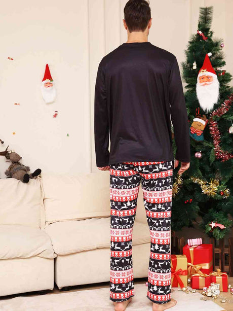 Full Size MERRY CHRISTMAS Graphic Top and Pants Set king-general-store-5710.myshopify.com