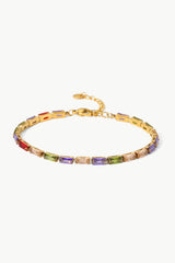 18K Gold Plated Multicolored Cubic Zirconia Bracelet king-general-store-5710.myshopify.com