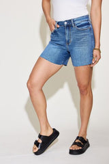 Judy Blue Full Size High Waist Slim Denim Shorts king-general-store-5710.myshopify.com