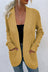 Open Front Rib-Knit Cardigan with Pockets king-general-store-5710.myshopify.com