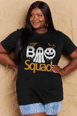 Simply Love Full Size BOO SQUAD Graphic Cotton T-Shirt king-general-store-5710.myshopify.com