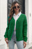 Button Down Ribbed Trim Cardigan king-general-store-5710.myshopify.com