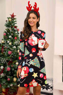 Full Size Christmas Long Sleeve Dress king-general-store-5710.myshopify.com