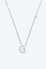 G To K Zircon 925 Sterling Silver Necklace king-general-store-5710.myshopify.com