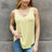 BOMBOM Criss Cross Front Detail Sleeveless Top in Butter Yellow king-general-store-5710.myshopify.com
