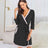 Tie Waist Surplice Neck Robe with Pockets king-general-store-5710.myshopify.com