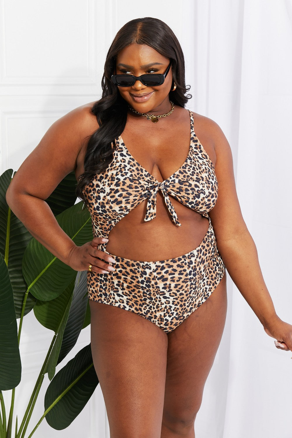 Marina West Swim Lost At Sea Cutout One-Piece Swimsuit king-general-store-5710.myshopify.com