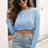 Cropped Round Neck Dropped Shoulder Pullover Sweater king-general-store-5710.myshopify.com