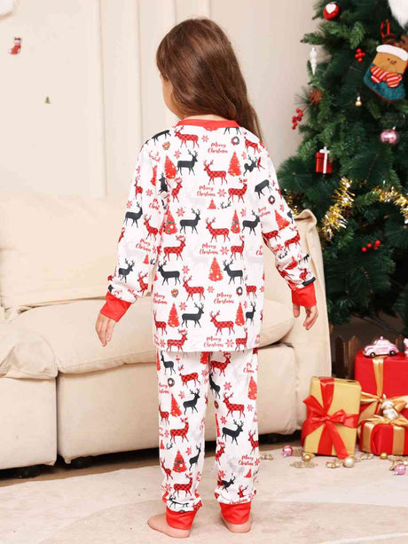 Reindeer Print Top and Pants Set king-general-store-5710.myshopify.com