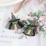 Witch Rhinestone Alloy Earrings king-general-store-5710.myshopify.com