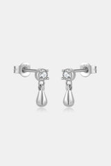 Inlaid Zircon 925 Sterling Silver Drop Earrings king-general-store-5710.myshopify.com